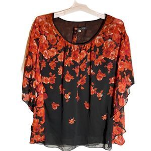 Rose &‎ Olive Floral Top